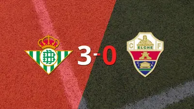 Betis le pasó por encima a Elche con doblete de Juanmi Betis le pasó por encima a Elche con doblete de Juanmi