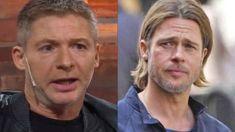 Adrián Suar humilla a Brad Pitt