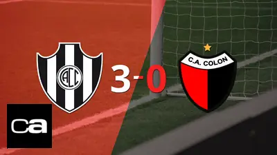 Central Córdoba (SE) sentenció con goleada 3-0 a Colón Central Córdoba (SE) sentenció con goleada 3-0 a Colón