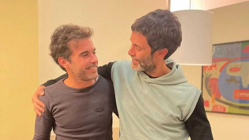 Nicolás Cabré y Mariano Martínez