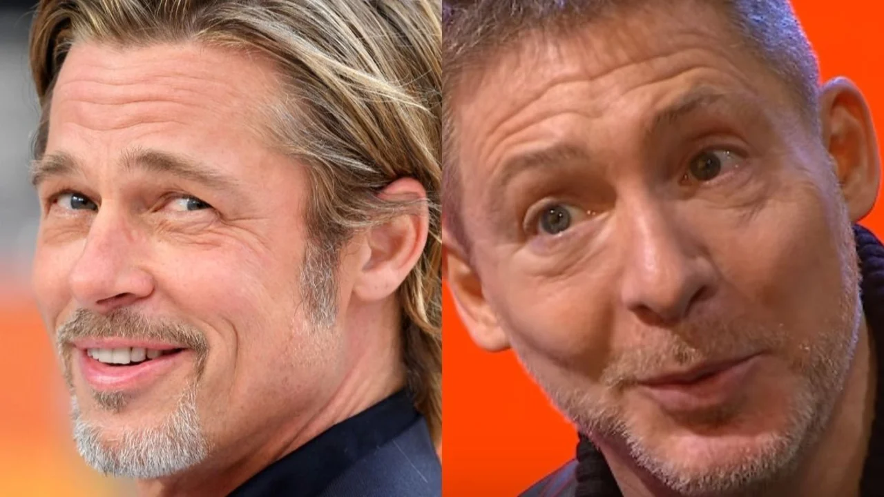 Adrián Suar. Brad Pitt