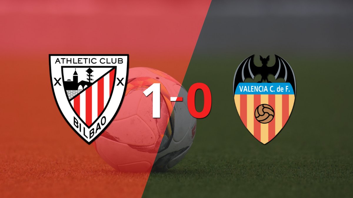 Apretada victoria de Athletic Bilbao frente a Valencia | El Destape