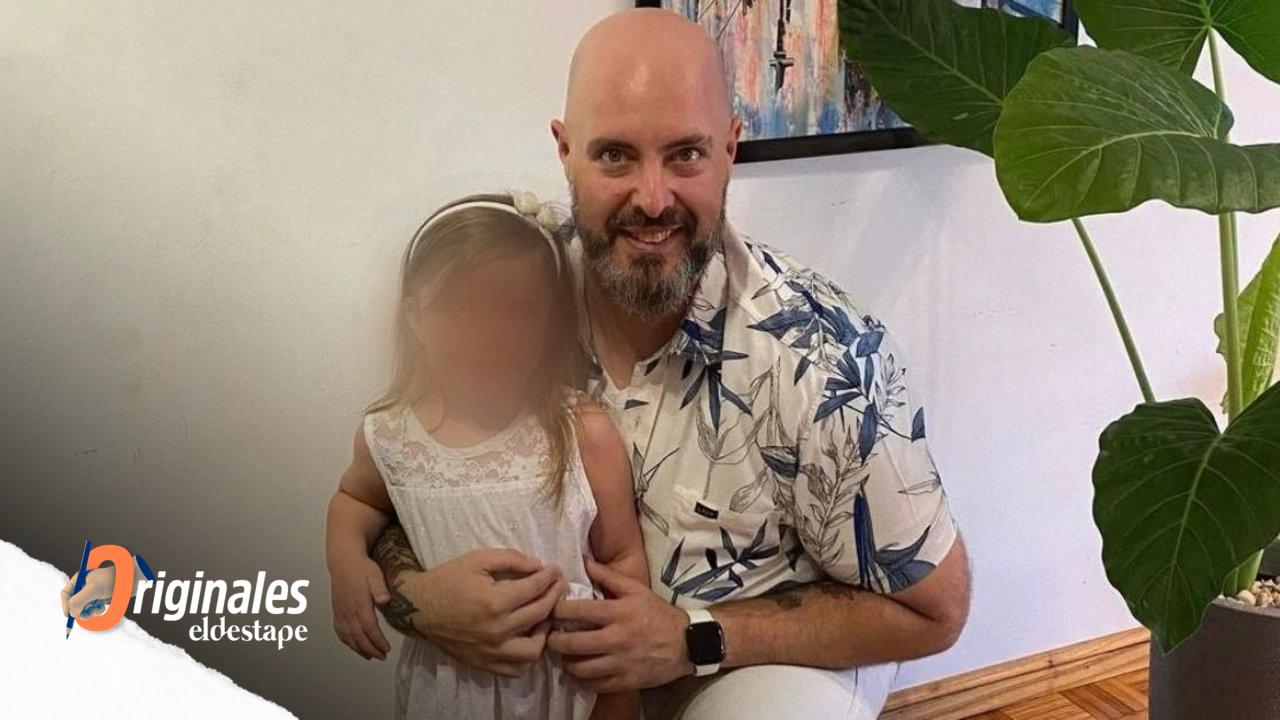 Es viudo, cría a su hija de 5 años solo y cuenta su historia en TikTok para ayudar a otros: “Mi hija es mi motor”