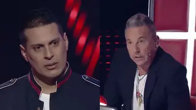 Ricardo Montaner retó a un participante de su equipo en La Voz. Ricardo Montaner retó a un participante de su equipo en La Voz.