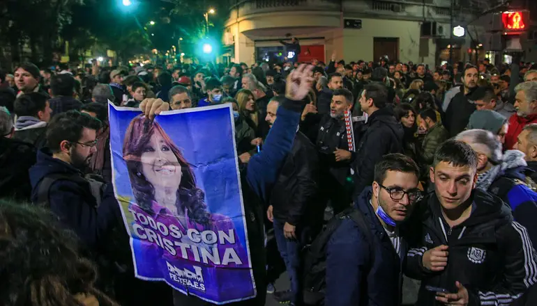 marcha a favor de cristina kirchner