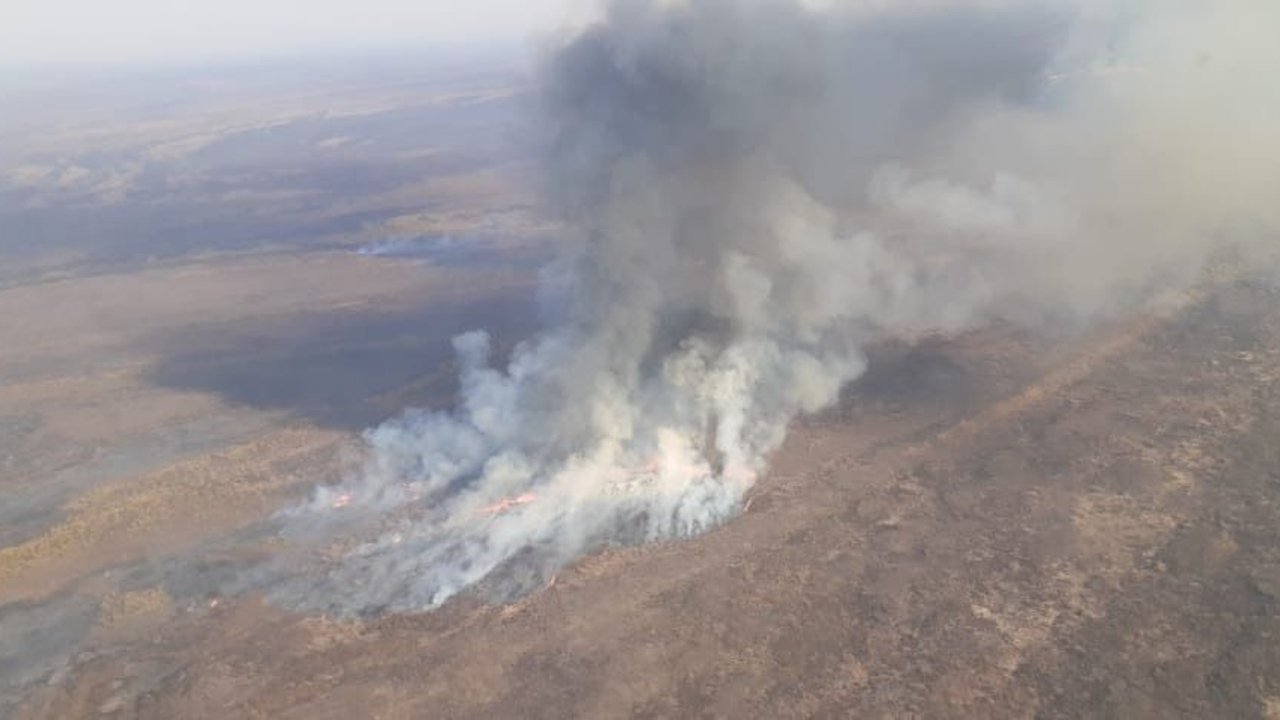 Nueve provincias registran focos activos de incendios forestales