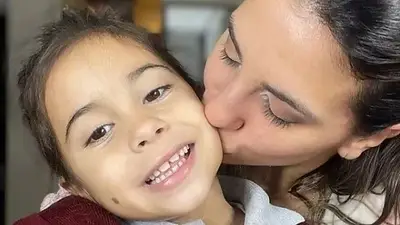 Cinthia Fernández y su hija Francesca Cinthia Fernández y su hija Francesca