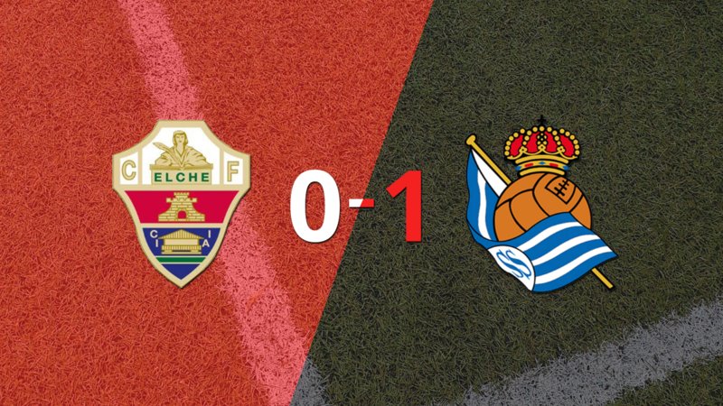 Real Sociedad ganó por la mínima en su visita a Elche