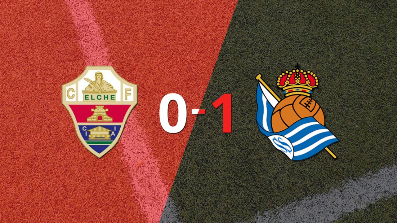 Real Sociedad ganó por la mínima en su visita a Elche