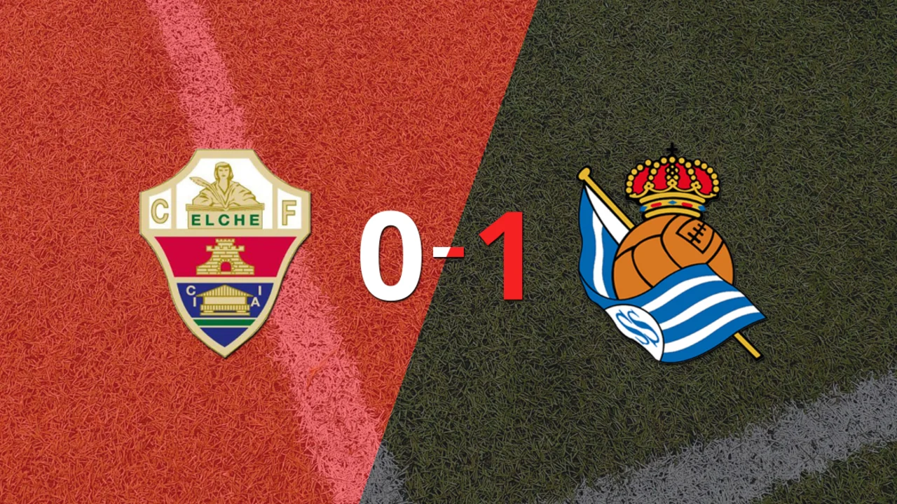 Real Sociedad ganó por la mínima en su visita a Elche