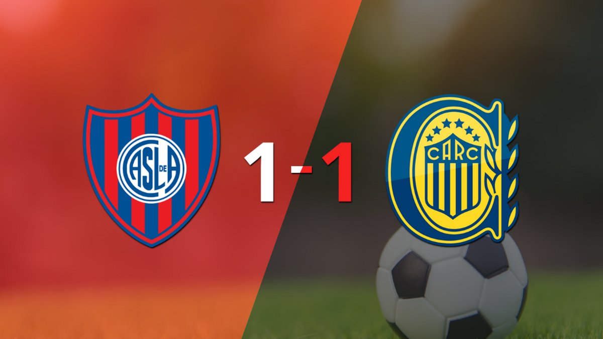 Rosario Central logró sacar el empate a 1 gol en casa de San Lorenzo ...