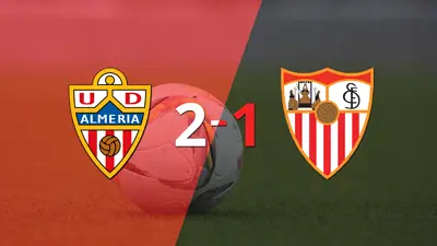 Almería consiguió una victoria en casa por 2 a 1 ante Sevilla Almería consiguió una victoria en casa por 2 a 1 ante Sevilla