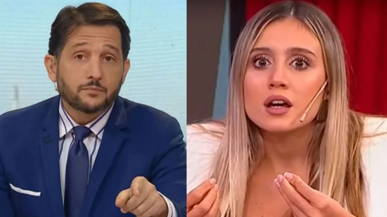 Germán Paoloski y Morena Beltrán.