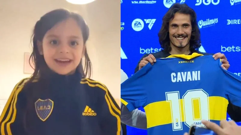 Edinson Cavani Guillermo "Pol" Fernández Boca Juniors