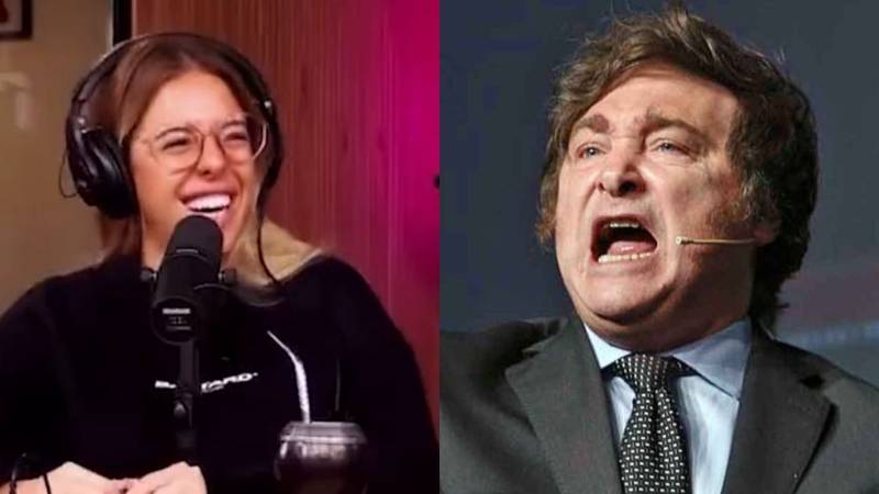 Nati Jota.Javier Milei
