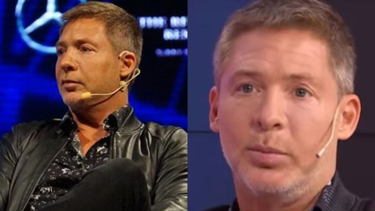 Adrián Suar, triste y preocupado