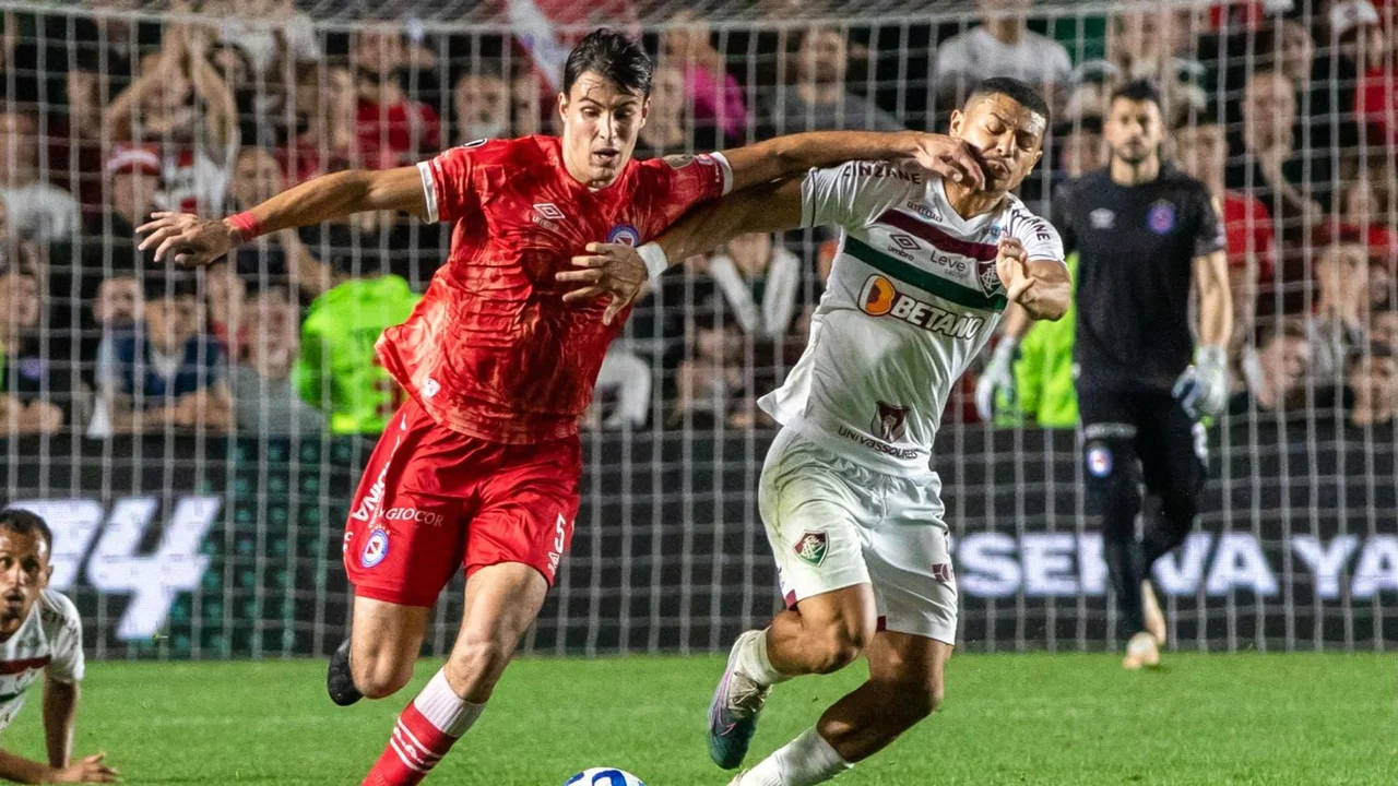 Argentinos empató con Fluminense en un partidazo