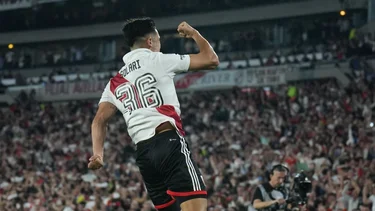 Video: los goles de Pablo Solari para River contra Inter de Brasil