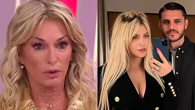 Yanina Latorre, Wanda Nara y Mauro Icardi Yanina Latorre, Wanda Nara y Mauro Icardi