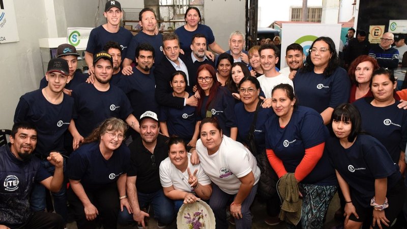 Elecciones 2023: Massa destacó los proyectos productivos junto a Ferraresi en Avellaneda