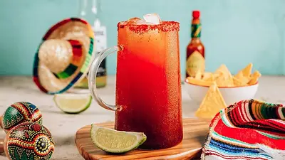 Michelada, bebida mexicana Michelada, bebida mexicana