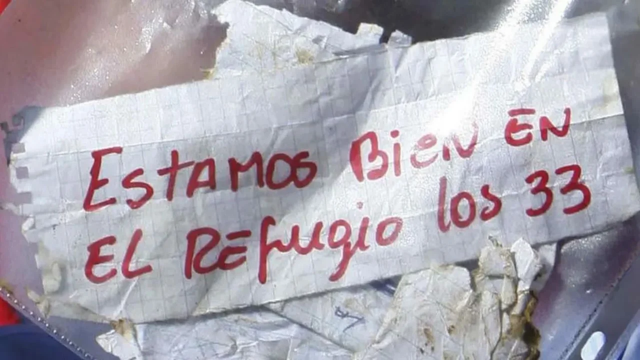 El mensaje de los mineros de Chile