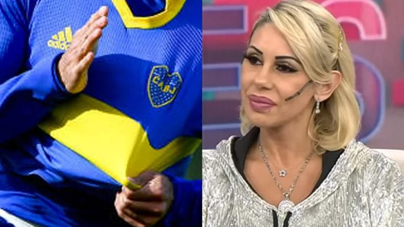 Con qué jugador de Boca estuvo Mónica Farro