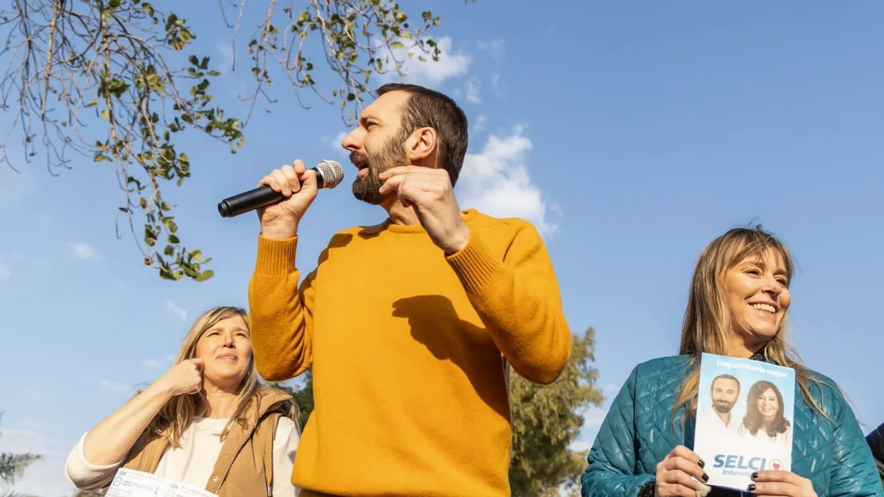 Elecciones 2023: Selci y Di Tullio compartieron caminata en William Morris