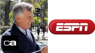 ESPN, Mauricio Macri, televisión, deportes, política ESPN, Mauricio Macri, televisión, deportes, política