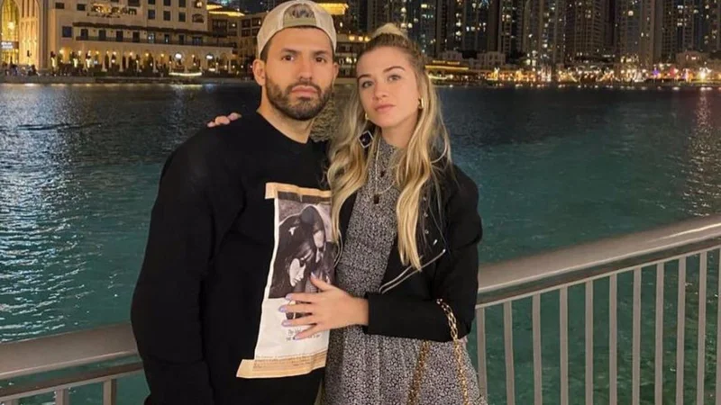 Sergio "Kun" Aguero y Sofía Calzetti