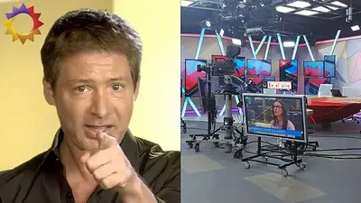 Adrián Suar, enojado en El Trece, estudio programa TV Adrián Suar, enojado en El Trece, estudio programa TV