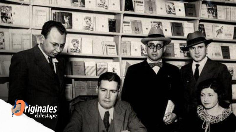 1932. Liborio Justo en la presentación de su libro La Tierra Maldita