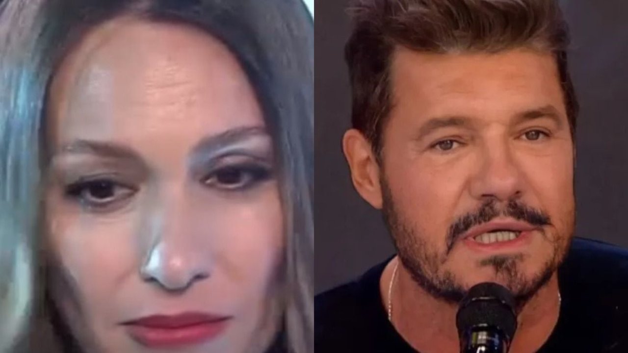 Pampita, jurado del Bailando, y Marcelo Tin