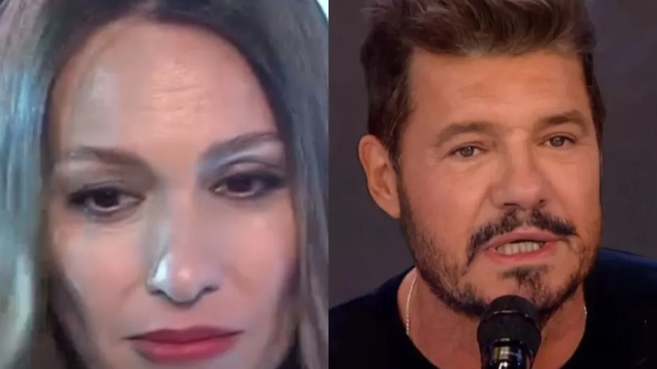 Pampita, jurado del Bailando, y Marcelo Tin