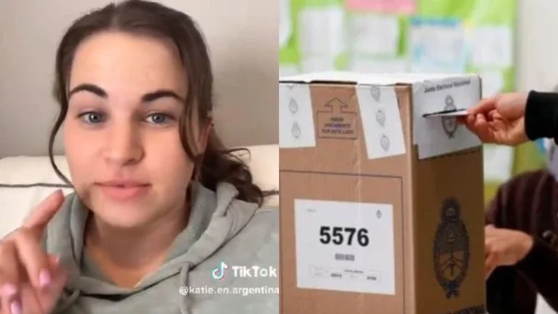 Tendencia en Tik Tok: una yankee enloqueció con las elecciones argentinas