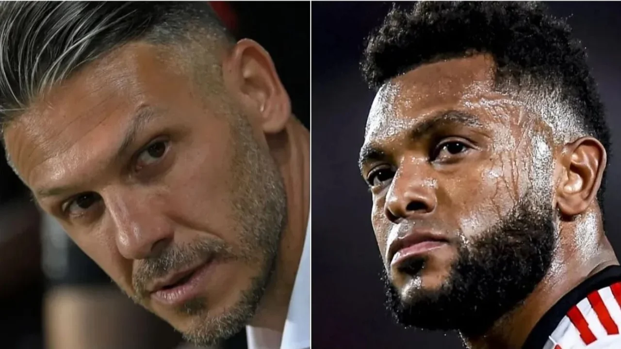 Martín Demichelis, Miguel Borja, River, deportes