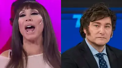 Moria Casán y Javier Milei Moria Casán y Javier Milei