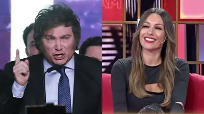 Javier Milei. Pampita Javier Milei. Pampita