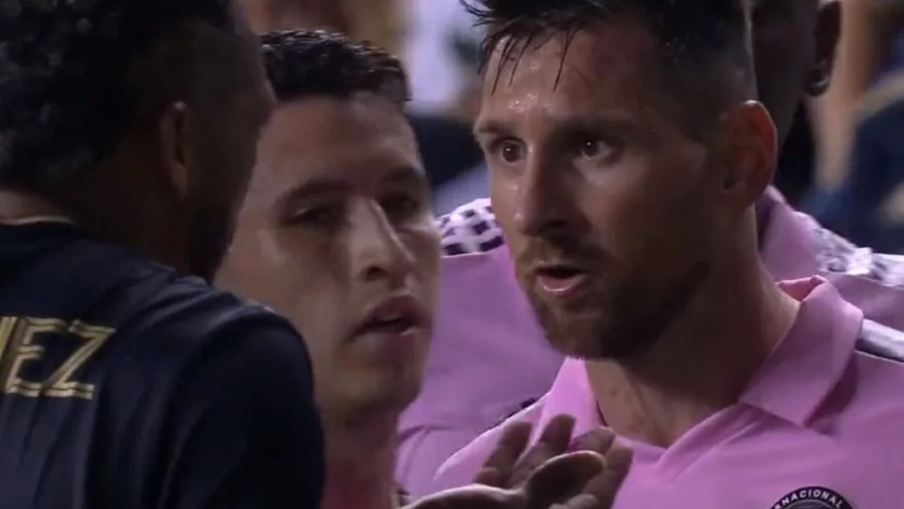 Lionel Messi se sacó por completo y defendió a un compañero del Inter Miami