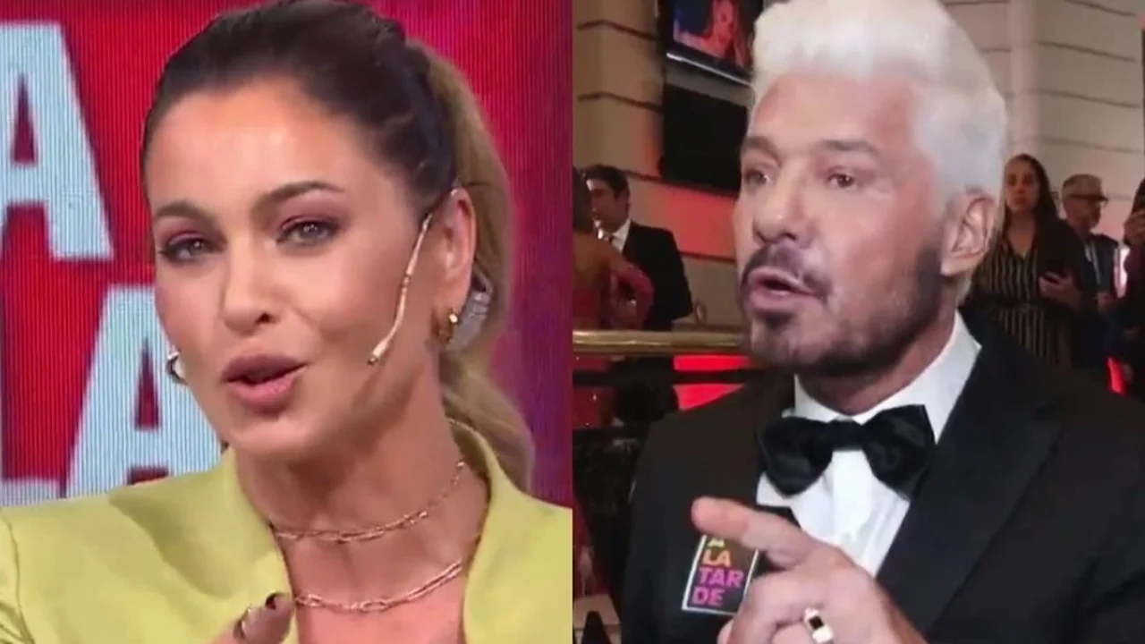 Marcelo Tinelli. Karina Mazzocco
