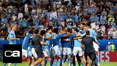 Manchester City vence por penales al Sevilla para ganar la Supercopa de Europa Manchester City vence por penales al Sevilla para ganar la Supercopa de Europa