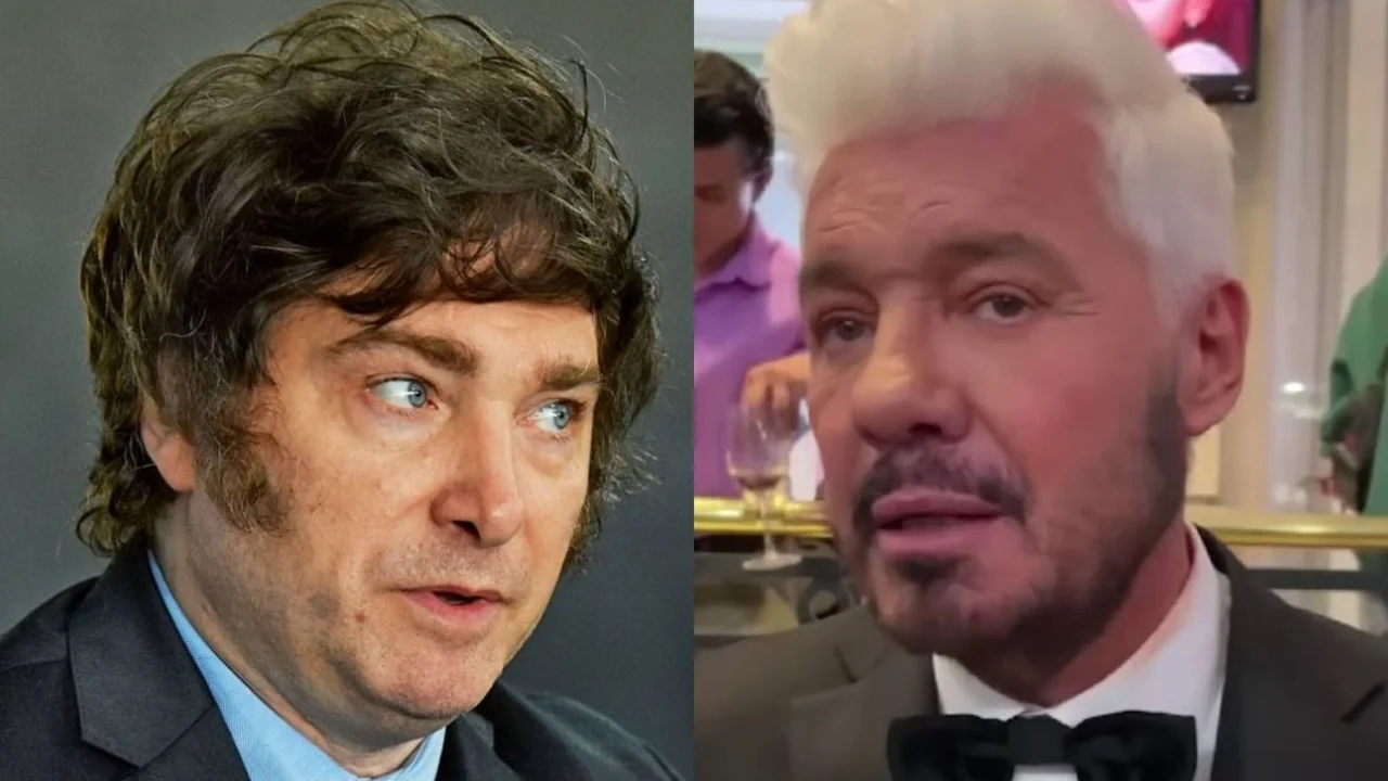 Marcelo Tinelli y Javier Milei