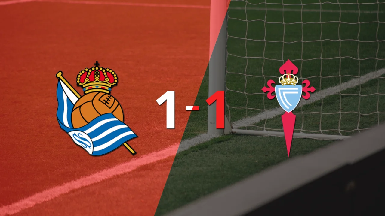 Real Sociedad y Celta se repartieron los puntos en un 1 a 1
