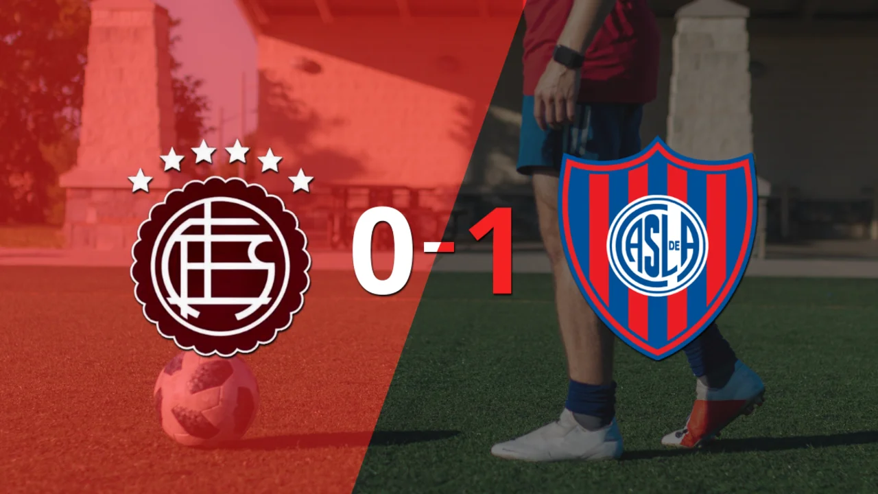 A San Lorenzo no le sobró nada, pero venció a Lanús en su casa por 1 a 0