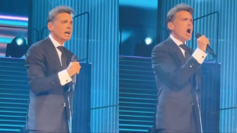 Luis Miguel en el Movistar Arena. Doble de Luis Miguel.
