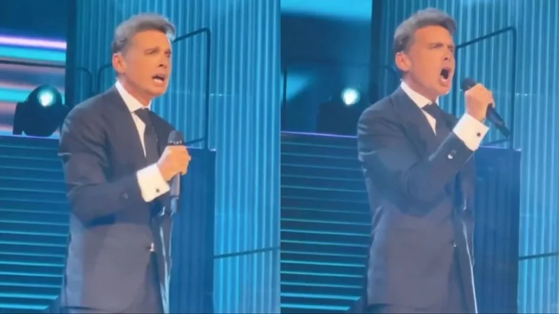 Luis Miguel en el Movistar Arena. Doble de Luis Miguel.