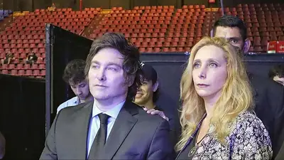 Javier Milei y su hermana Karina Milei Javier Milei y su hermana Karina Milei