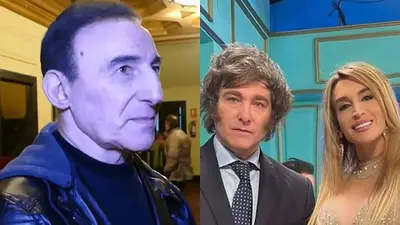 Norberto Marcos, Javier Milei y Fátima Florez Norberto Marcos, Javier Milei y Fátima Florez