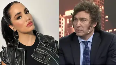 Lali Espósito. Javier Milei. Lali Espósito. Javier Milei.