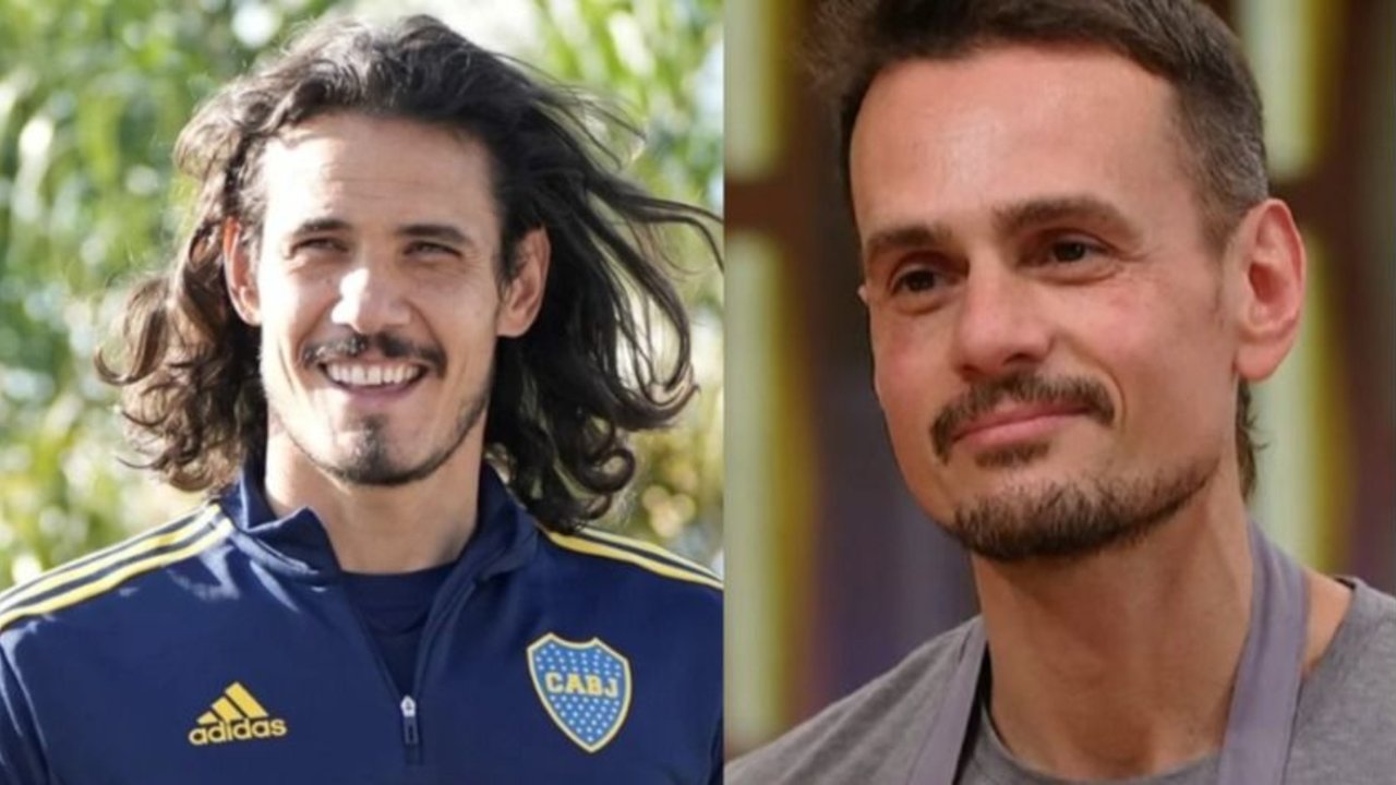 Christian Sancho. Edinson Cavani